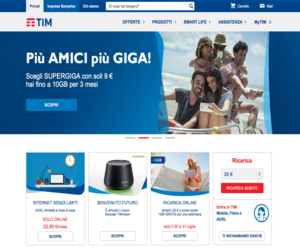 tim.it - TIM - TELECOM ITALIA MOBILE